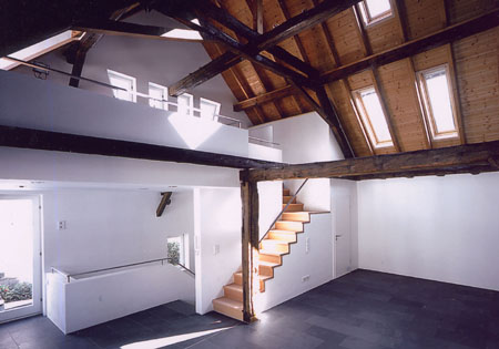 Ausbau eines Dachgeschoss zur Atelierwohnung